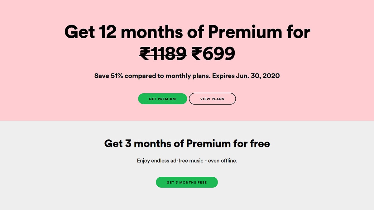 Does spotify premium for familie have a 30 days free days